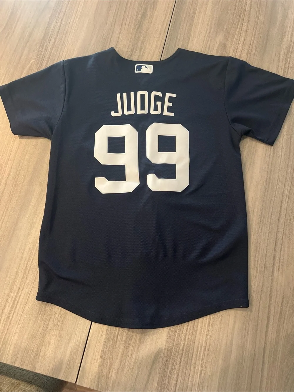 New York Yankees Nike MLB Navy Blue Baseball Jersey - Small Judge #99 Kids